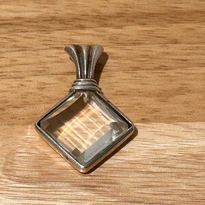 Waterford Carleton Collection Sterling Silver Crystal Quartz Pendant